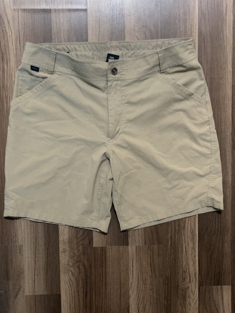 Kuhl Mens 36 Stretch Khaki Outdoor Athletic Shorts